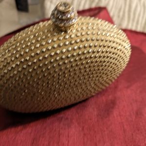 Gold with what diamond mini shoulder bag